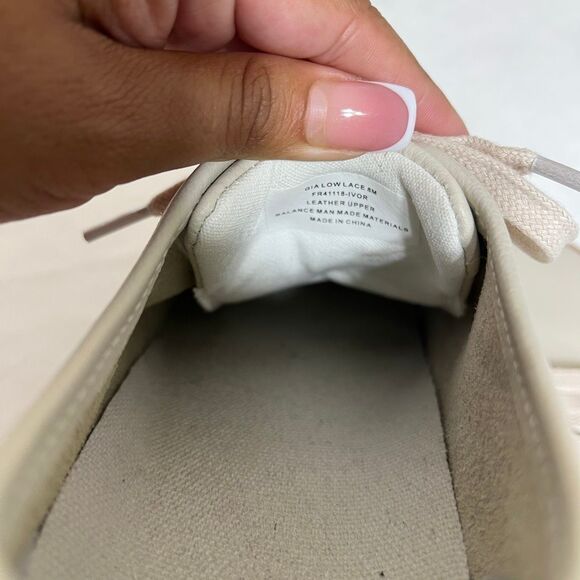 Frye Gia Low Lace Sneakers Ivory 8 Women - Picture 7 of 7
